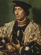 GOSSAERT, Jan (Mabuse) Portrait of Baudouin of Burgundy - Oil on panel Staatliche Museen oil